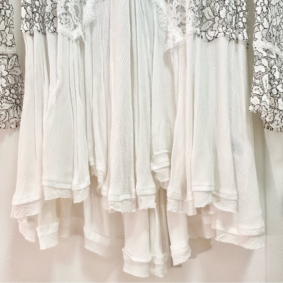 Free People Tell Tale Cutout Lace Tunic - Picture 3 of 10